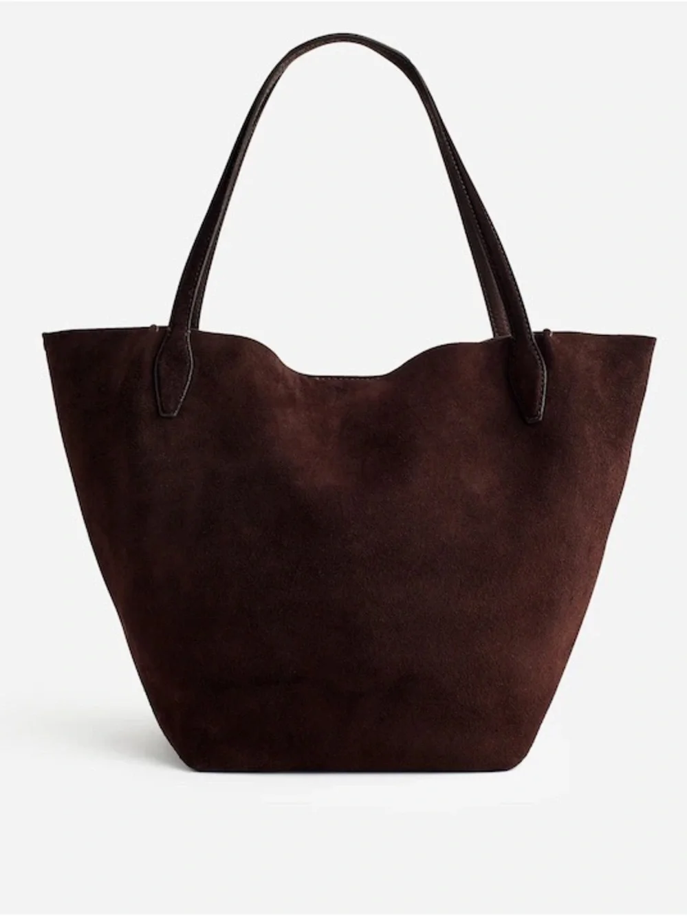 Madewell Brown Suede Shopper Tote Bag